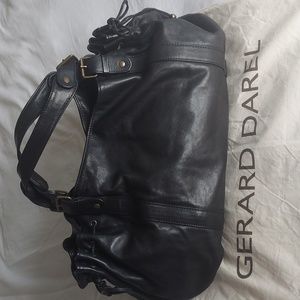 Gerard Darel black leather bag